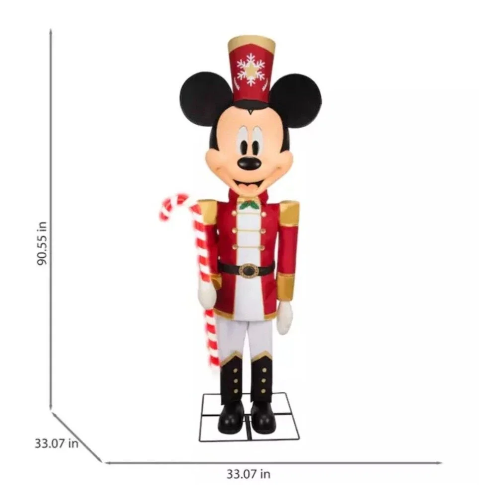 Disney Mickey Mouse Animated Animatronic NUTCRACKER Life size 7.5 Ft Decoration